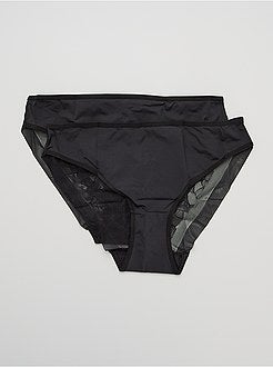 Lote de 2 cuecas 'Sans Complexe' - Kiabi