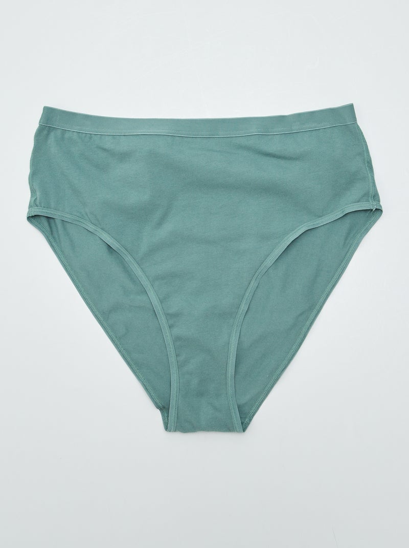 Lote de 2 cuecas subidas Preto - Kiabi