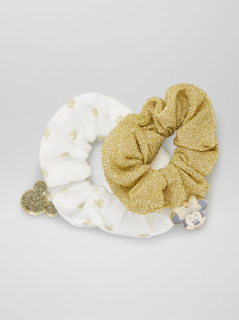 Lote de 2 elásticos de cabelo 'Minnie' Branco - Kiabi