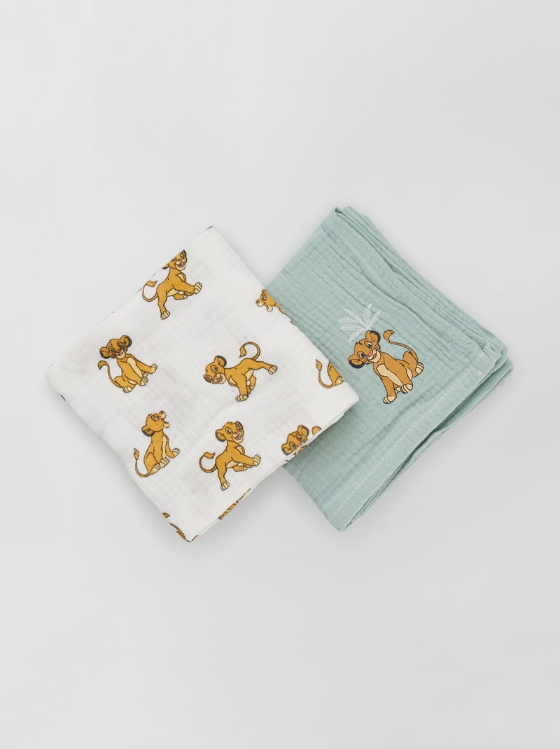 Lote de 2 fraldas 'Disney' BRANCO - Kiabi
