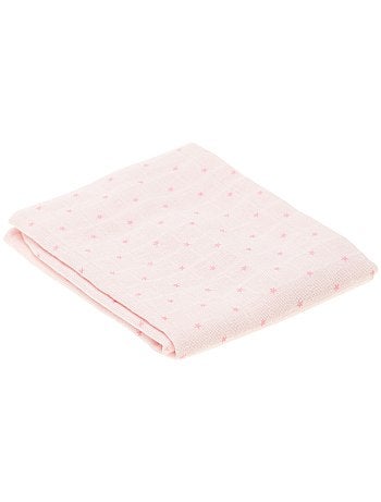 Lote de 2 fraldas em puro algodão biológico - Kiabi