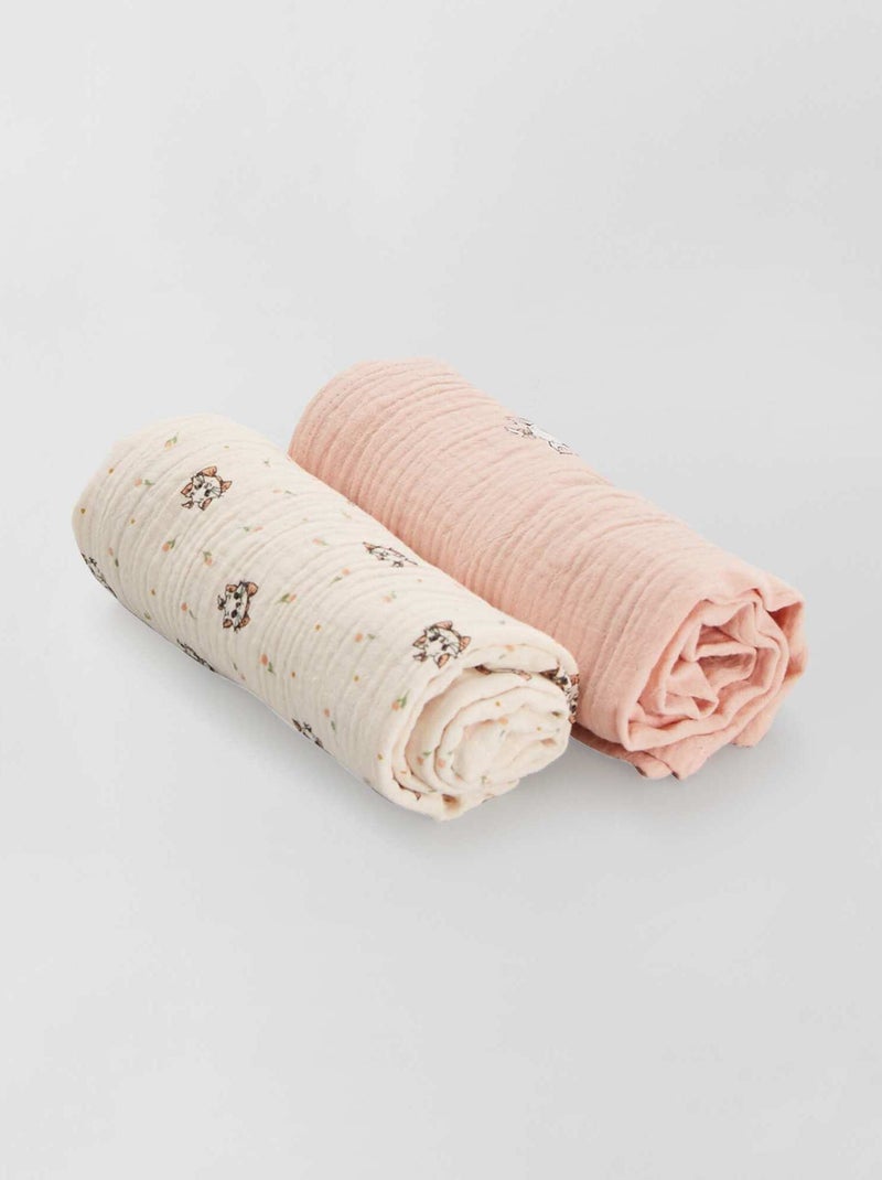 Lote de 2 fraldas 'Maria' BRANCO - Kiabi