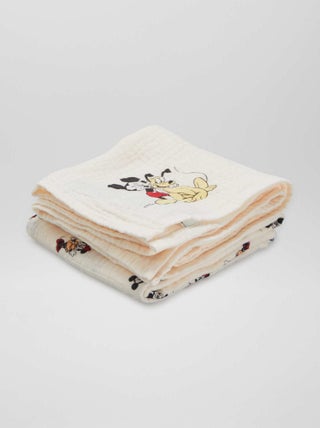 Lote de 2 fraldas 'Mickey' 'Disney'