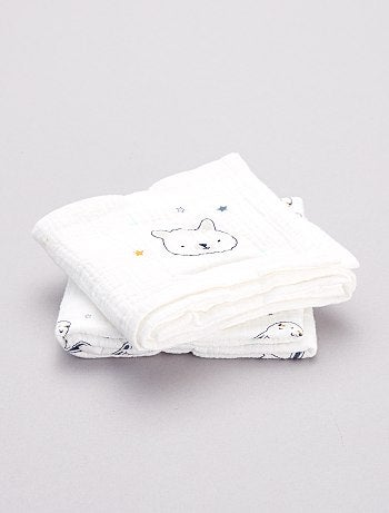 Lote de 2 fraldas 'Raposa' - Kiabi