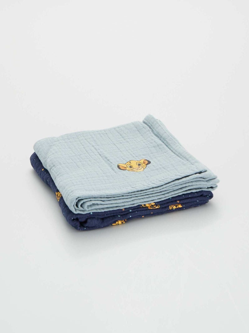 Lote de 2 fraldas 'Simba' AZUL - Kiabi