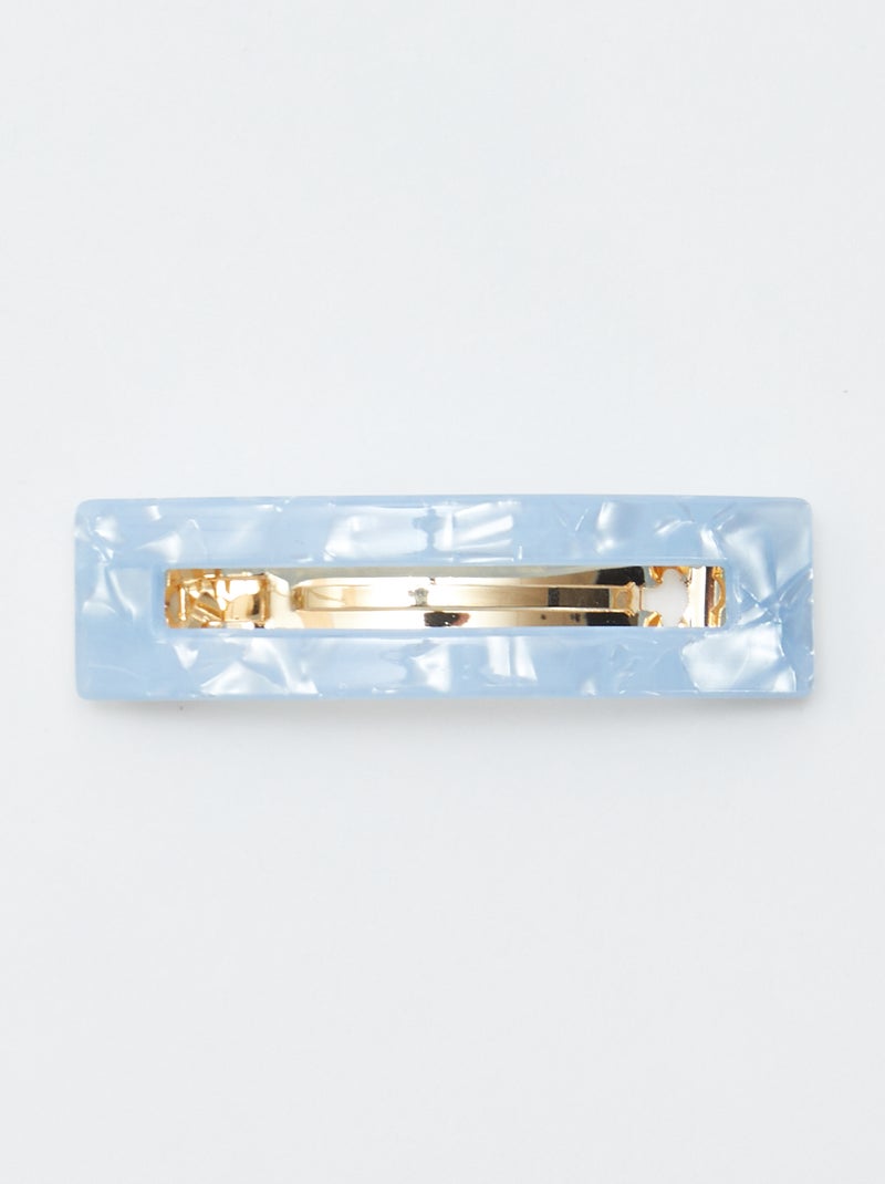 Lote de 2 ganchos com efeito marmoreado AZUL - Kiabi