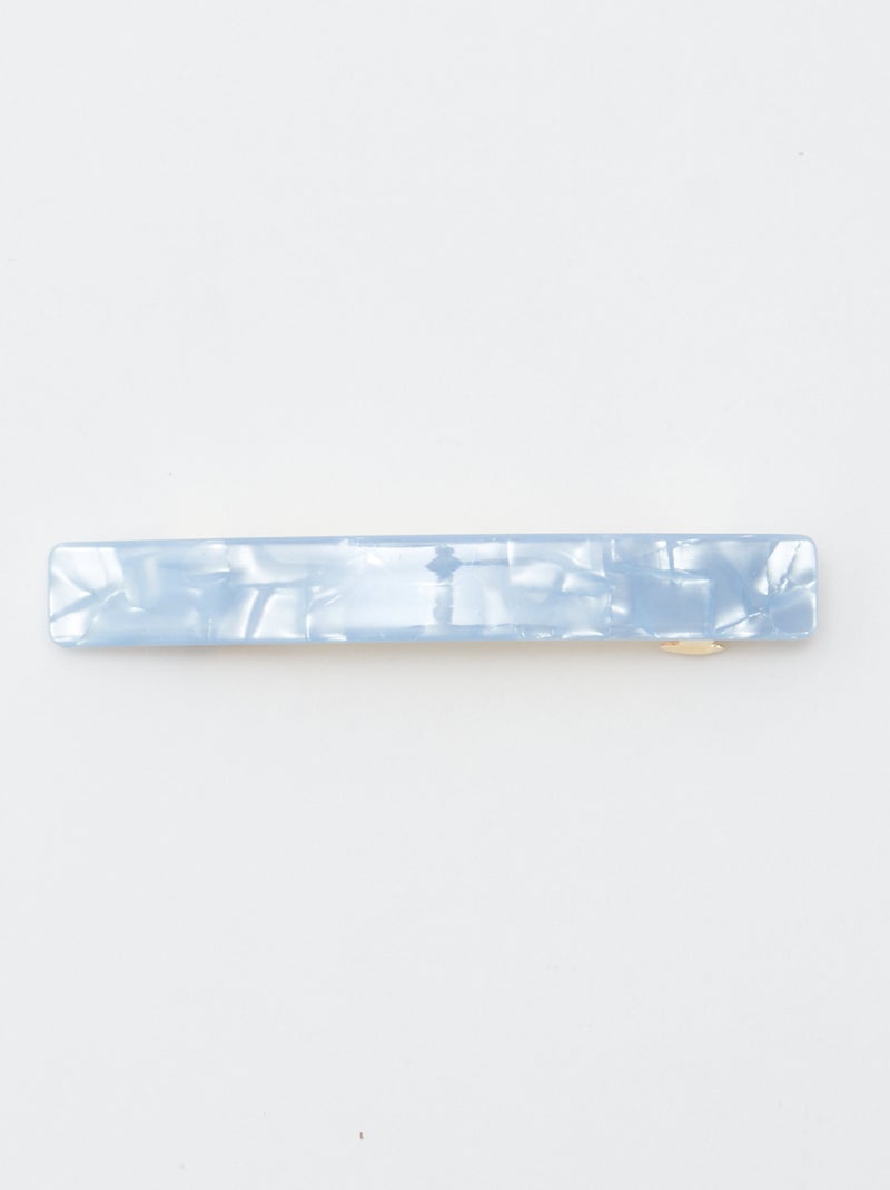 Lote de 2 ganchos com efeito marmoreado AZUL - Kiabi