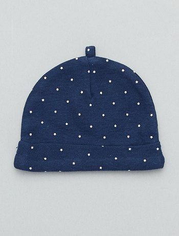 Lote de 2 gorros de algodão biológico - Kiabi