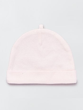 Lote de 2 gorros de algodão biológico - Kiabi