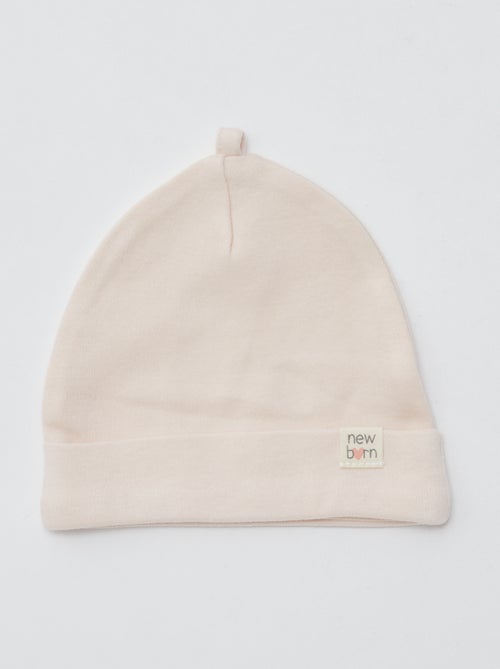 Lote de 2 gorros para recém-nascido - Kiabi