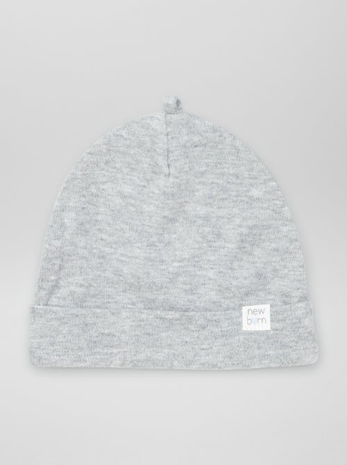 Lote de 2 gorros para recém-nascido - Kiabi