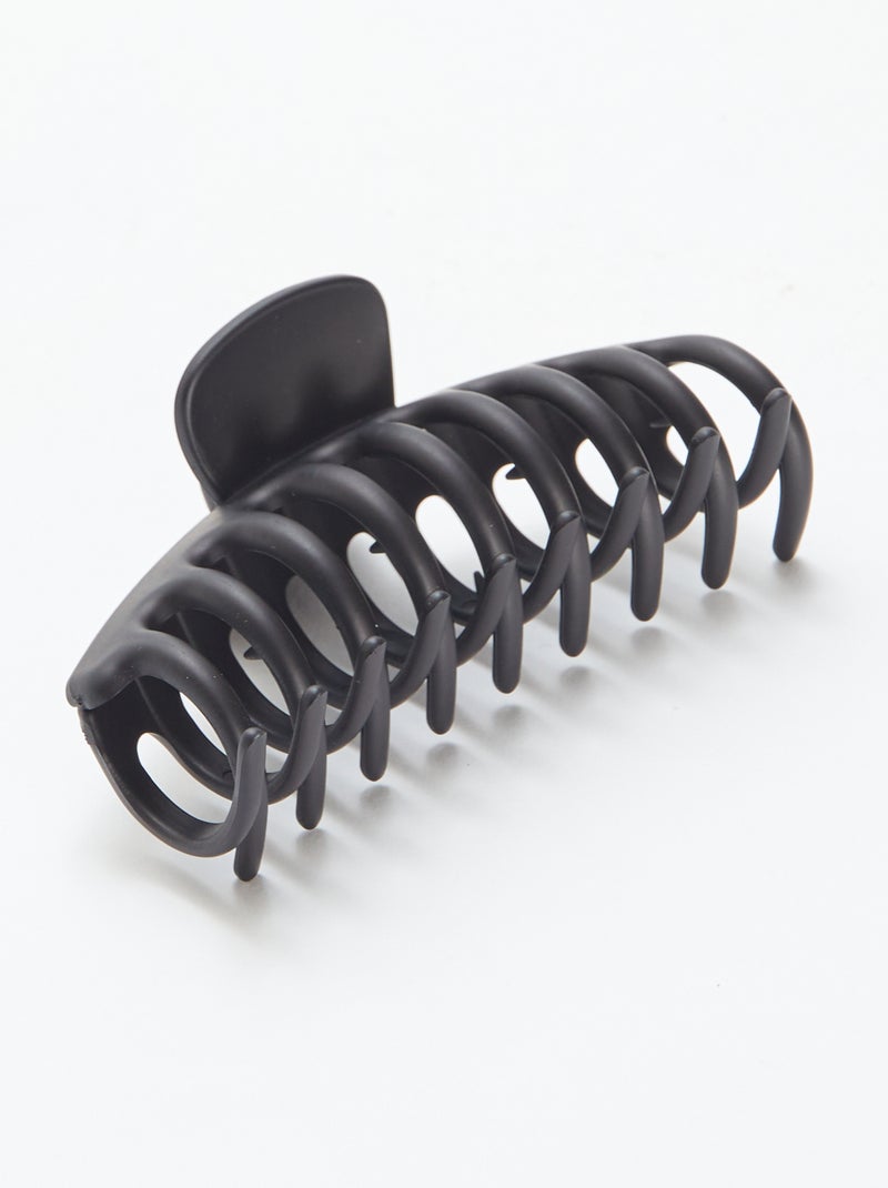 Lote de 2 grandes molas para o cabelo Preto - Kiabi