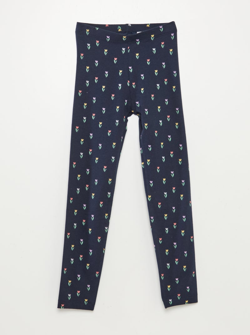 Lote de 2 leggings AZUL - Kiabi