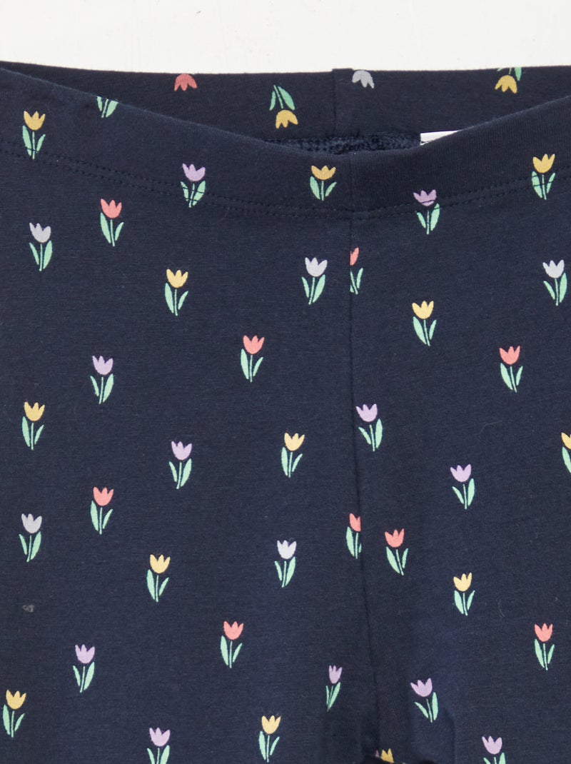 Lote de 2 leggings AZUL - Kiabi