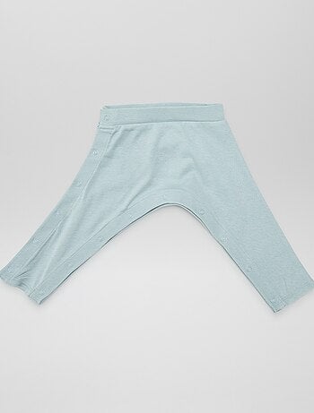 Lote de 2 leggings com molas de pressão - coleção fácil de vestir