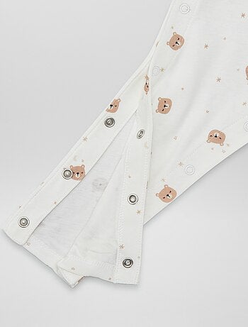 Lote de 2 leggings com molas de pressão - coleção fácil de vestir