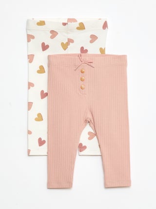 Lote de 2 leggings compridas