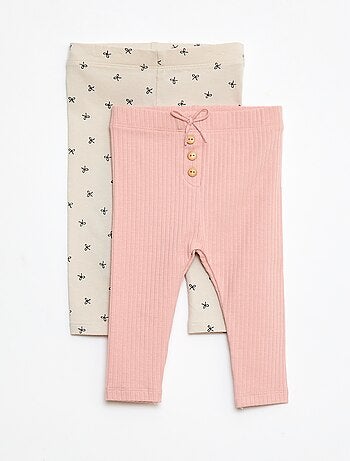 Lote de 2 leggings compridas