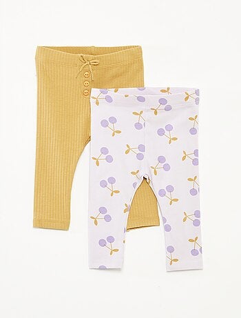 Lote de 2 leggings compridas