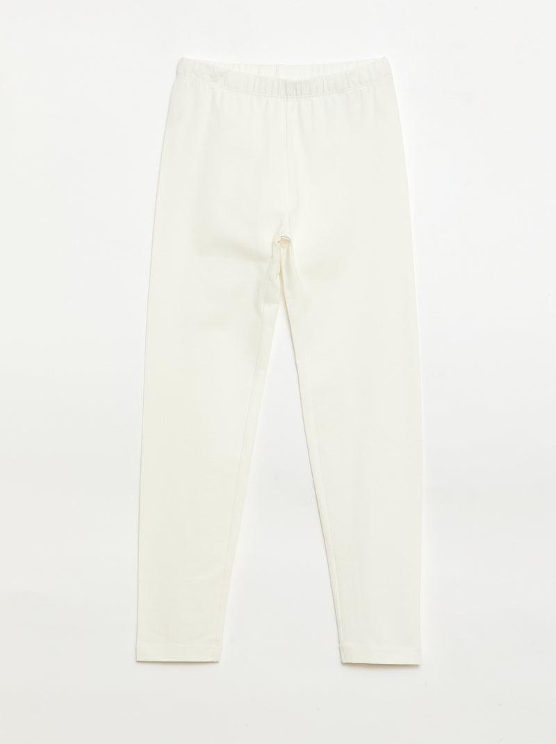 Lote de 2 Leggings Compridos Amarelo - Kiabi