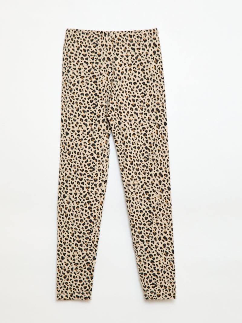 Lote de 2 Leggings Compridos Bege - Kiabi