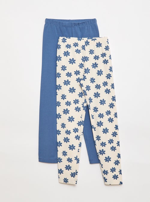 Lote de 2 Leggings Compridos - Kiabi