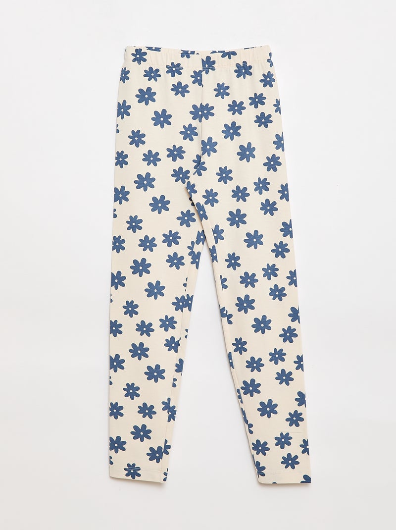 Lote de 2 Leggings Compridos Bege - Kiabi