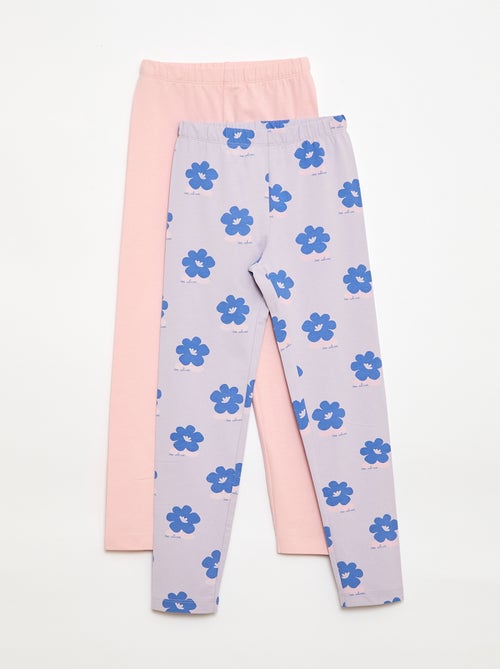 Lote de 2 Leggings Compridos - Kiabi