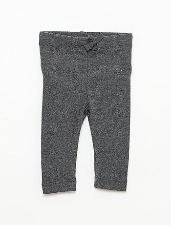 Lote de 2 leggings em malha macia