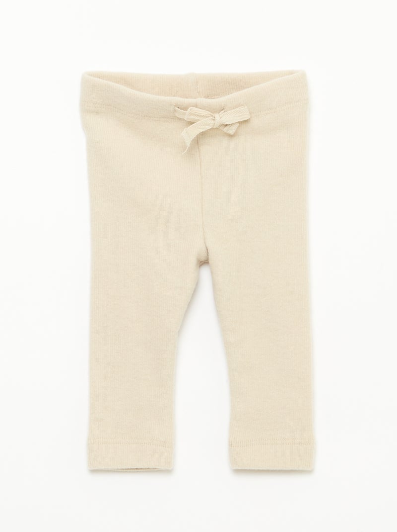 Lote de 2 leggings em malha macia Cinza - Kiabi