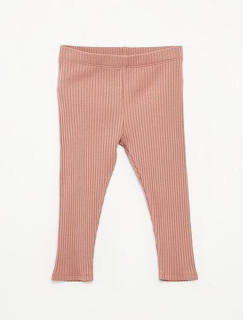 Lote de 2 leggings nervuradas