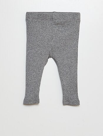 Lote de 2 leggings nervuradas