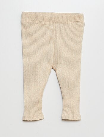 Lote de 2 leggings nervuradas