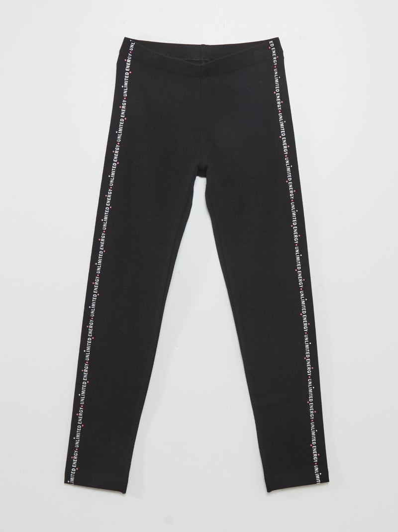 Lote de 2 leggings PRETO - Kiabi