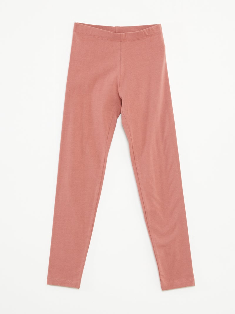 Lote de 2 leggings Rosa - Kiabi