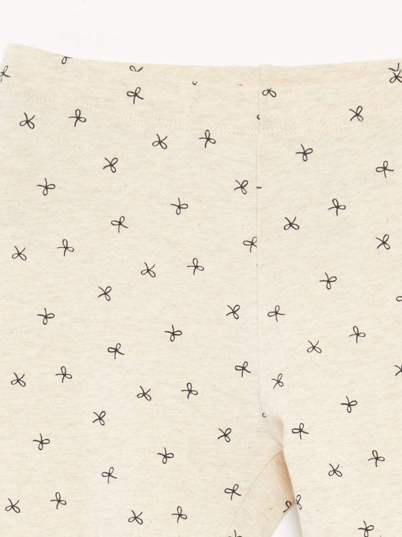 Lote de 2 leggings Rosa - Kiabi