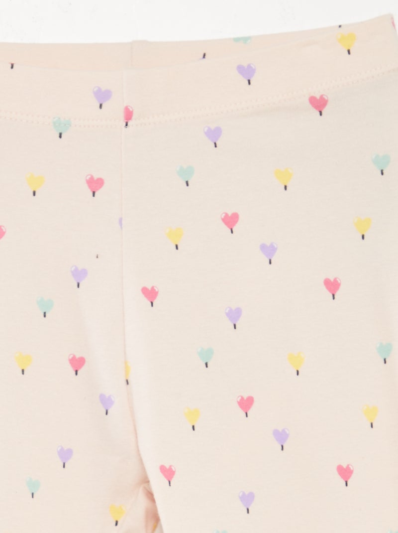Lote de 2 leggings ROSA - Kiabi