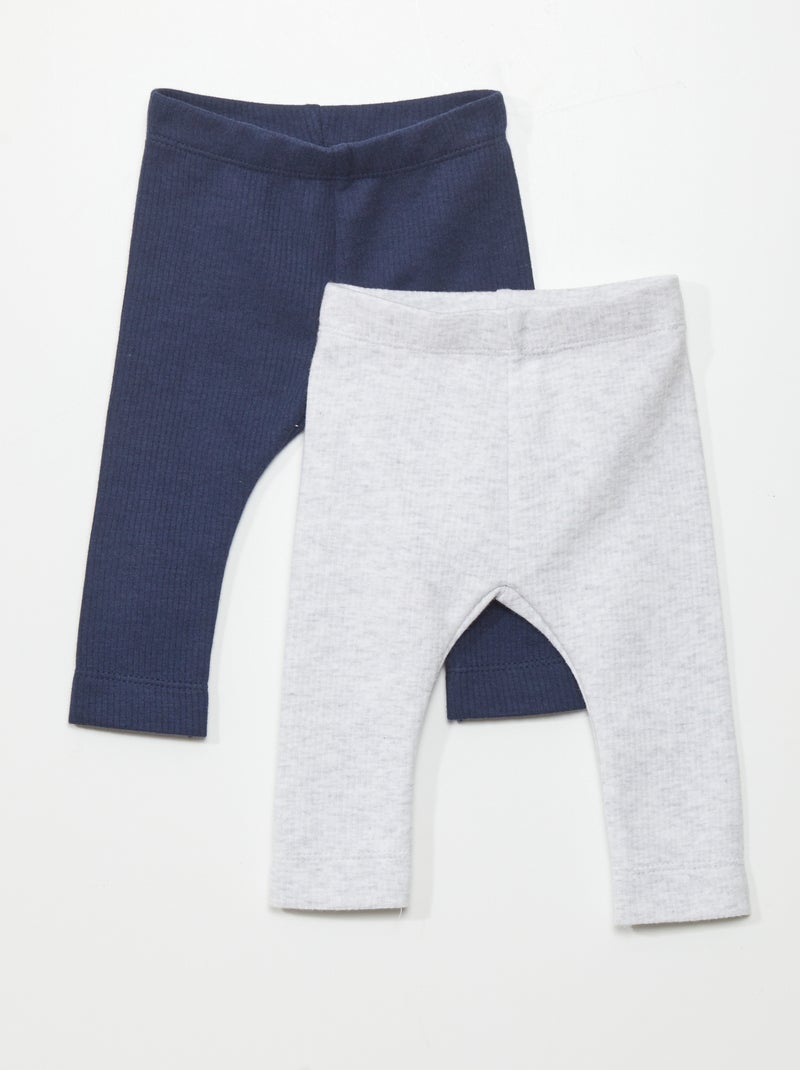Lote de 2 leggings termorreguladoras  - Unissexo PRETO - Kiabi