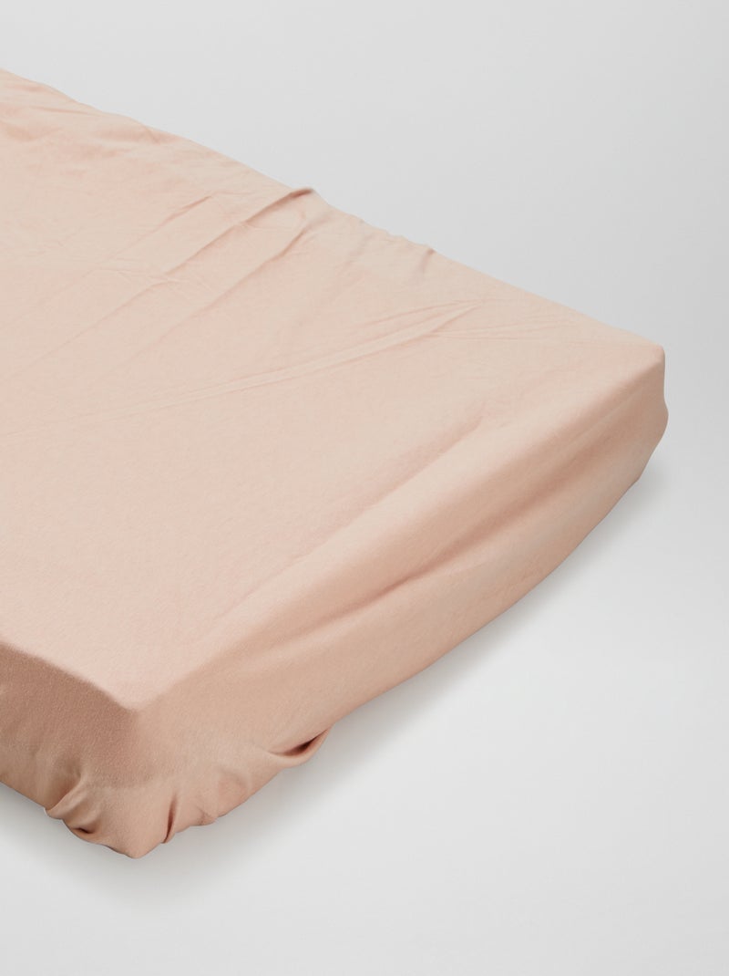 Lote de 2 lençóis-capa BRANCO - Kiabi