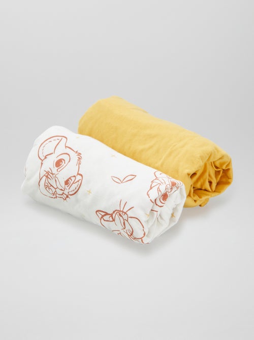 Lote de 2 lençóis-capa 'Disney' - Kiabi