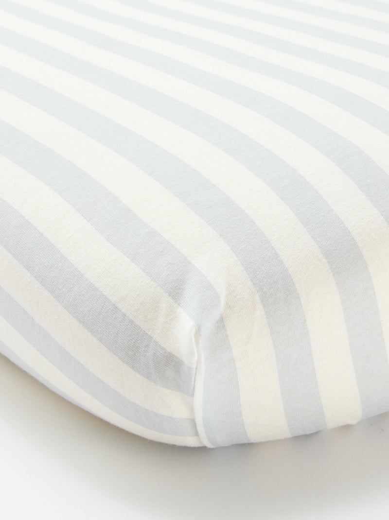 Lote de 2 lençóis-capa em algodão Azul - Kiabi