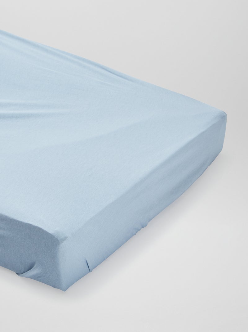 Lote de 2 lençóis-capa em algodão BEGE - Kiabi