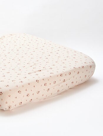 Lote de 2 lençóis-capa em algodão