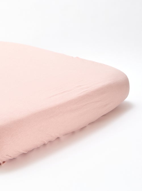 Lote de 2 lençóis-capa em algodão - Kiabi