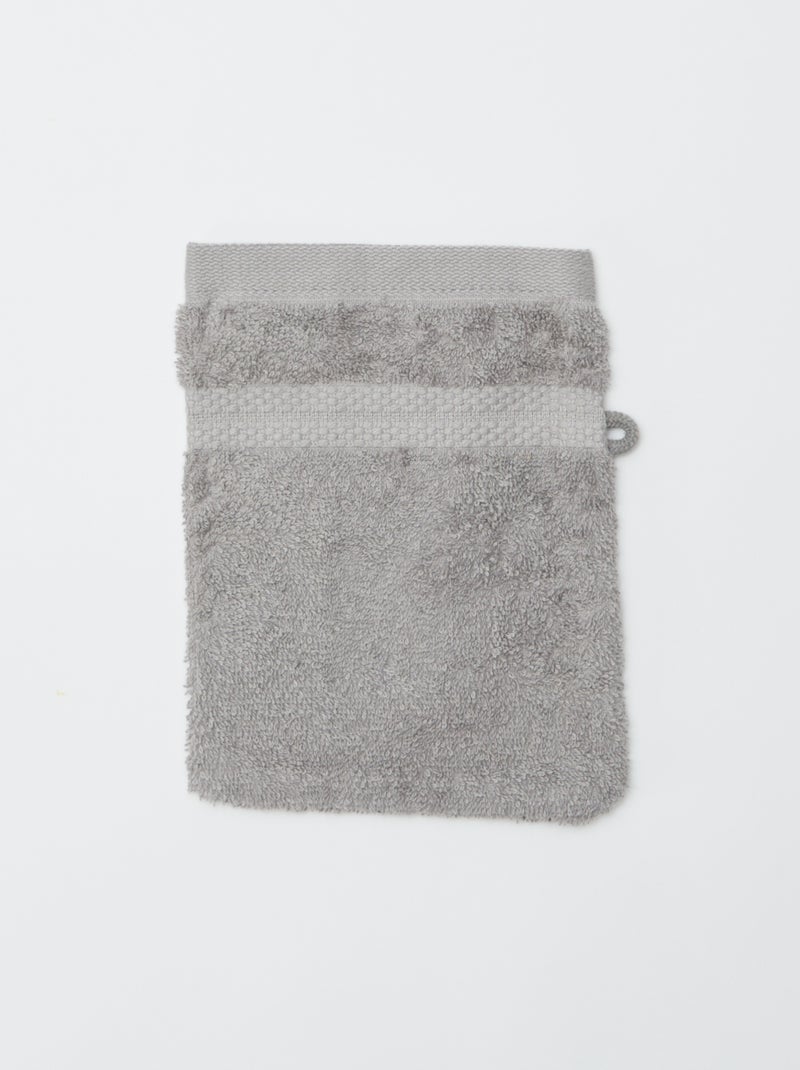 Lote de 2 luvas de banho - Kiabi Home CINZA - Kiabi