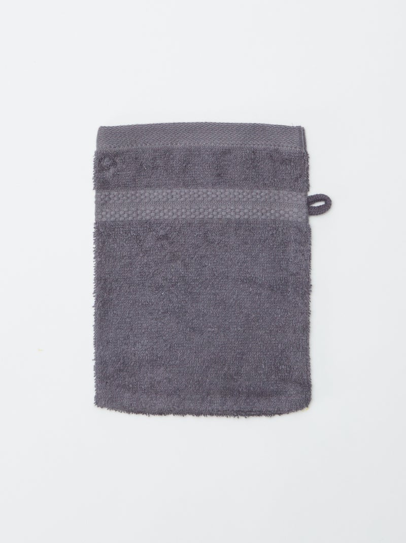 Lote de 2 luvas de banho - Kiabi Home CINZA - Kiabi