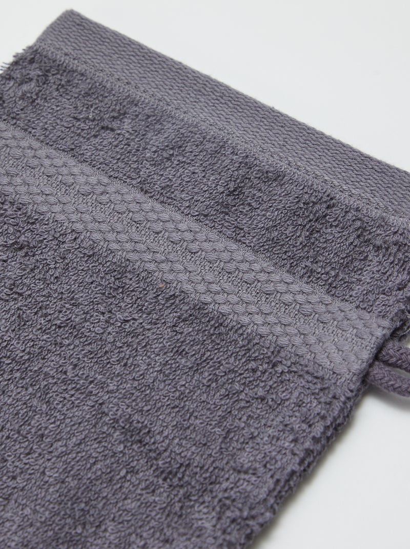 Lote de 2 luvas de banho - Kiabi Home CINZA - Kiabi