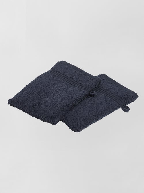 Lote de 2 luvas de banho - Kiabi