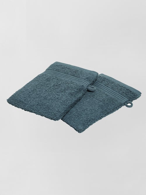 Lote de 2 luvas de banho - Kiabi