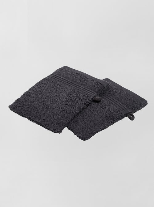 Lote de 2 luvas de banho - Kiabi